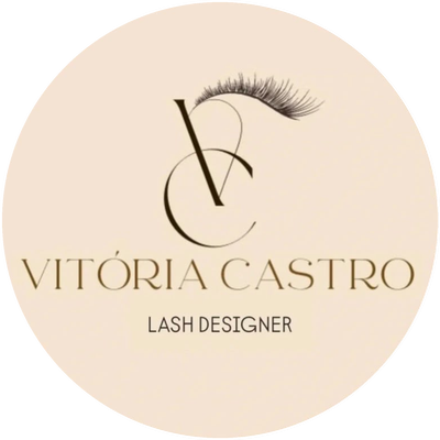 Logo Vitória Castro Lash Designer
